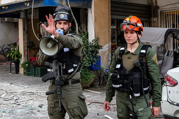 Multiple People Injured in Cluster Bomb Attacks in Tel Aviv: Israeli Emergency Services iran war israieli police