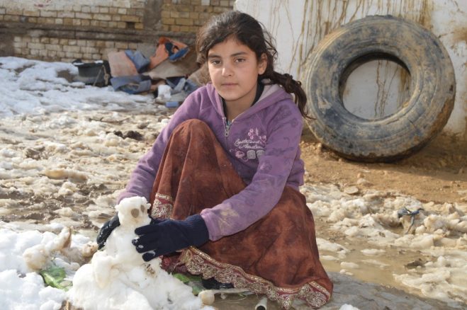 quetta snow fall and poverty