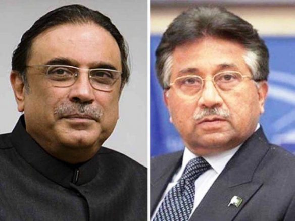 zardari and musaraf