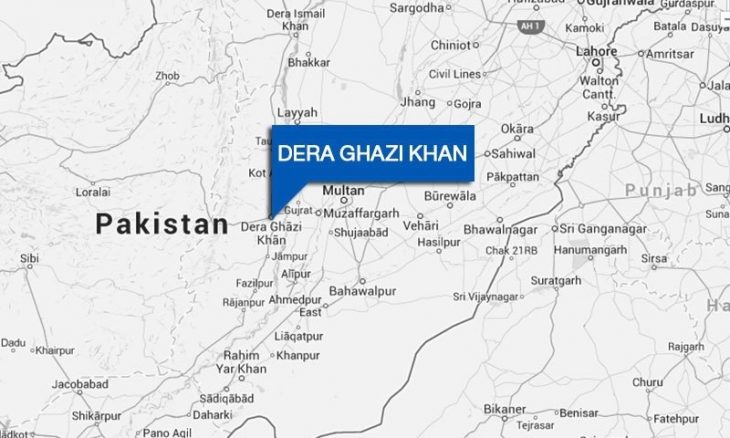 dera ghazi khan map