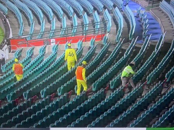 melborn cricket stadium corona