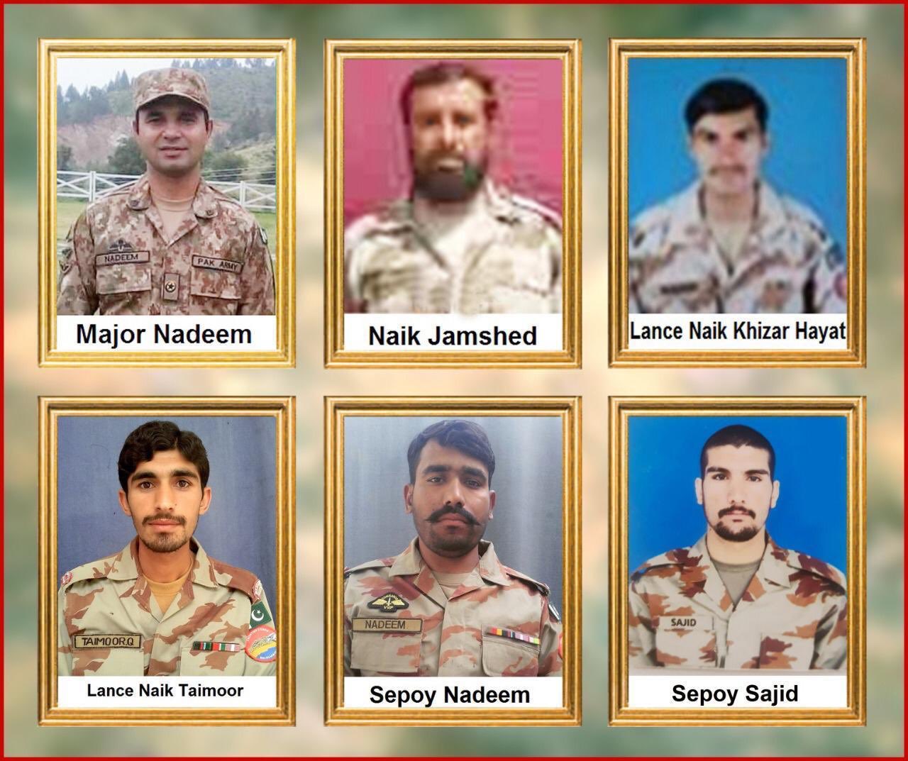 دہشتگردوں کے حملے میں پاک فوج کے میجر سمیت 6 فوجی اہلکار شہید – Girdopesh