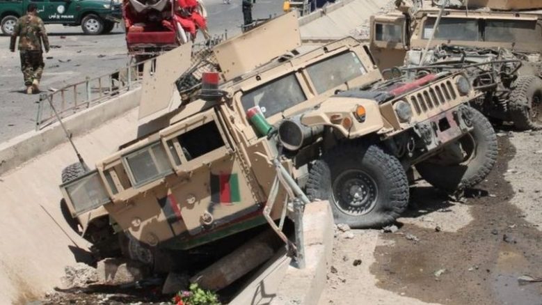 american vehical afghan border