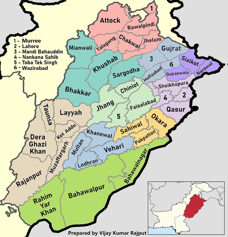 punjab map