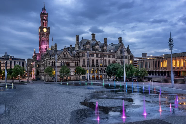 Bradford-City-Square in england