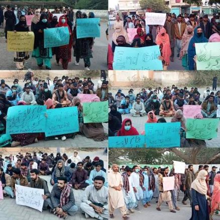 غازی خان کے شہر کو کوفہ بنانے کی کوشش : ڈاکٹر عباس برمانی کا کالم baloch women protest