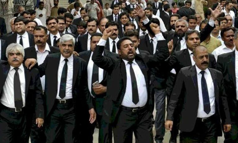 lawyers protest
