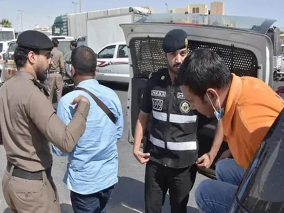 saudia arrested illlegal residents