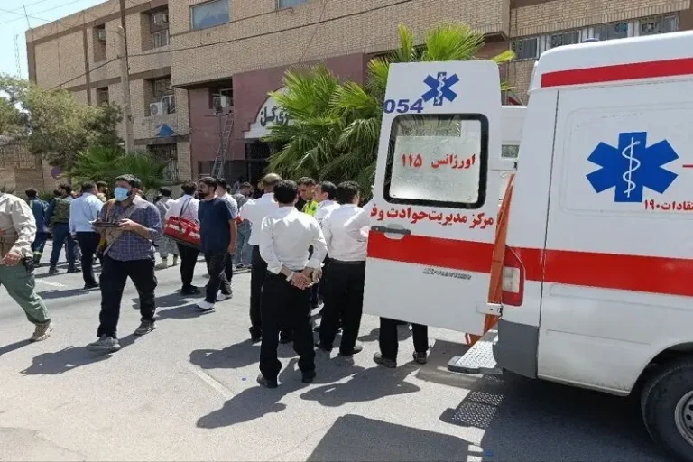 iran attack ambulance