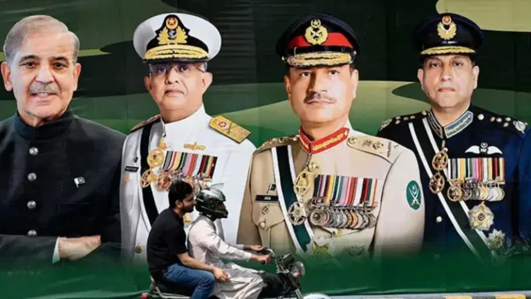 general asim with shahbaz and air chief