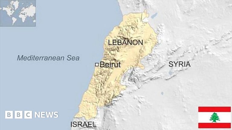 lebanon map